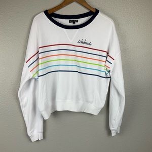 Fifth Sun Cropped Long Sleeve Sweater